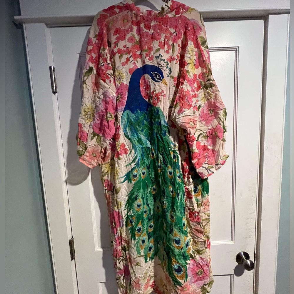 Spell Madame Peacock Kimono - M/L NWT - Picture 10 of 15